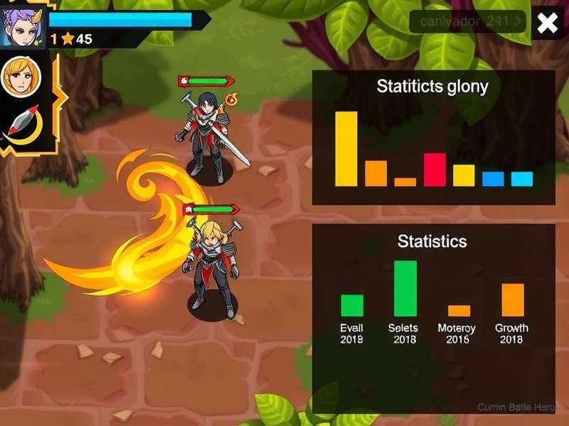 Cumin Battle Hero gameplay screenshot showing character in action